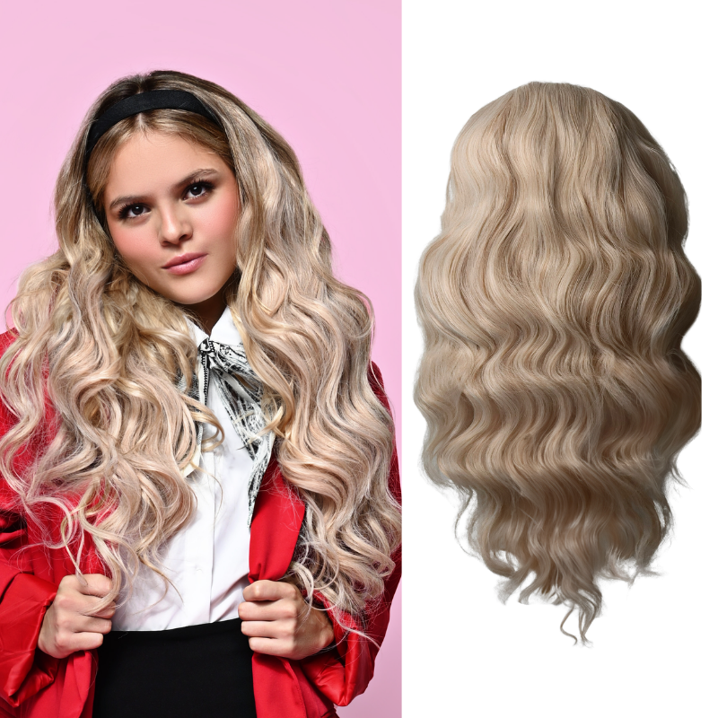 One piece clip-in LIGHT BLONDE